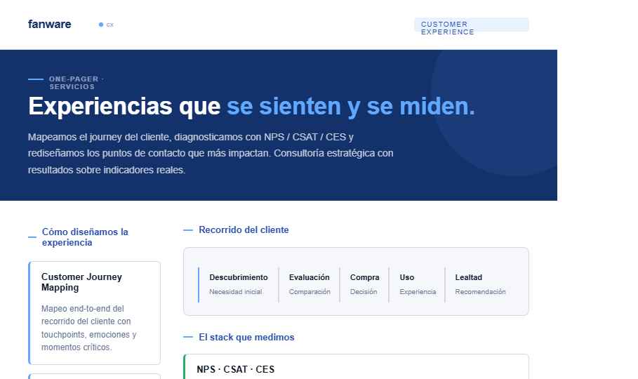 Customer Experience
